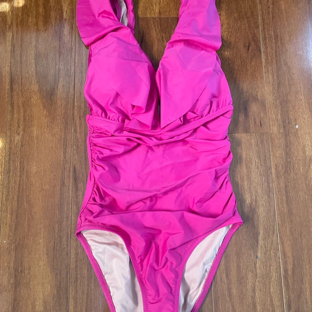 Nwt women's j.crew Pink Swimsuit size 6